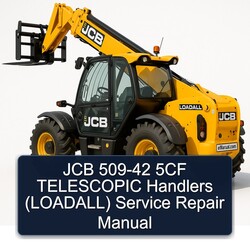 JCB 509-42 5CF Telescopic Handlers (LOADALL) Service Repair Workshop Manual PDF