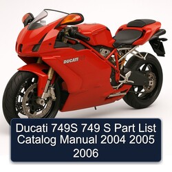 2004-2006 Ducati 749 749S S Catalog Parts PDF