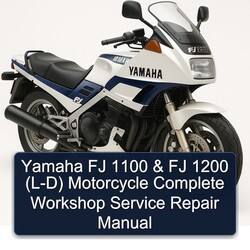 Yamaha FJ Models 1100 1200 (L-D) Motorcycle Service Repair Workshop Manual PDF