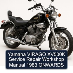 1983 Yamaha Virago XV500K Onwards Service Repair Workshop Manual PDF