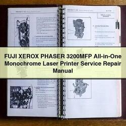 Fuji Xerox Phaser 3200MFP All- -one Monochrome Laser Printer Service Repair Workshop Manual PDF