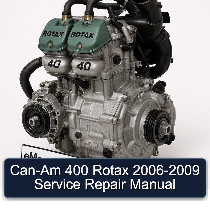 2006-2009 CAN-AM 400 Rotax Service Repair Workshop Manual PDF