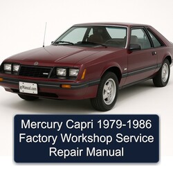 1979-1986 Mercury Capri Service Repair Workshop Manual PDF