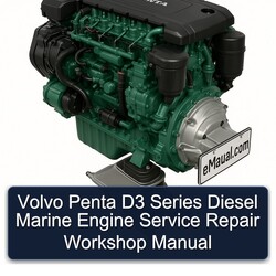 Volvo Penta D3 Series Diesel Marine Engine Service Repair Workshop Manual PDF