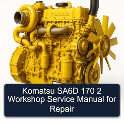 Komatsu 170 2 SA6D Service Repair Workshop Manual PDF
