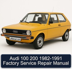 1982-1991 Audi 100 200 Service Repair Workshop Manual PDF