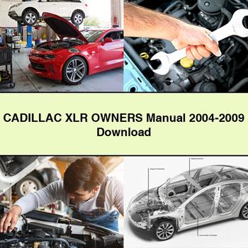 2004-2009 Cadillac XLR Owners Owner's Manual PDF
