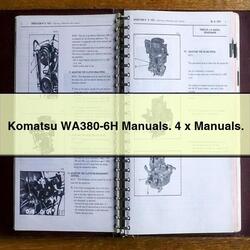 Komatsu WA380-6H . 4 X Service Repair Workshop Manual PDF