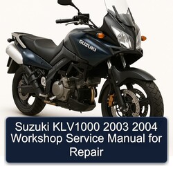 2003-2004 Suzuki KLV1000 Service Repair Workshop Manual PDF