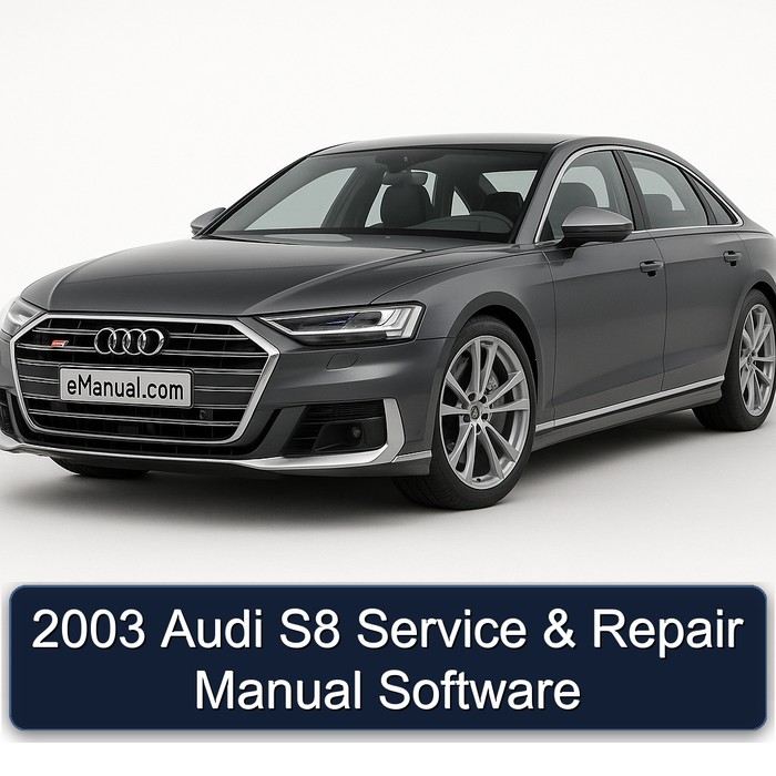 2003 Audi S8 Software Service Repair Workshop Manual PDF