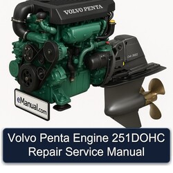Volvo Penta Engine 251DOHC Service Repair Workshop Manual PDF
