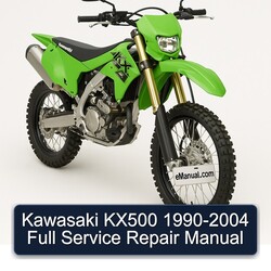 1990-2004 Kawasaki KX Series KX500 Service Repair Workshop Manual PDF