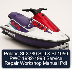 1992-1998 Polaris SLX780 Sltx SL1050 PWC Service Repair Workshop Manual PDF