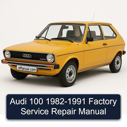 1982-1991 Audi 100 Service Repair Workshop Manual PDF