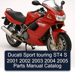 2001-2005 Harley Davidson Touring Ducati Sport ST4 S Parts Catalog PDF