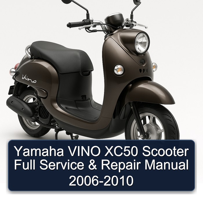 2006-2010 Yamaha Vino XC50 Scooter Service Repair Workshop Manual PDF