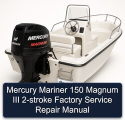 Mercury Mariner 150 Magnum III 2-stroke Service Repair Workshop Manual PDF
