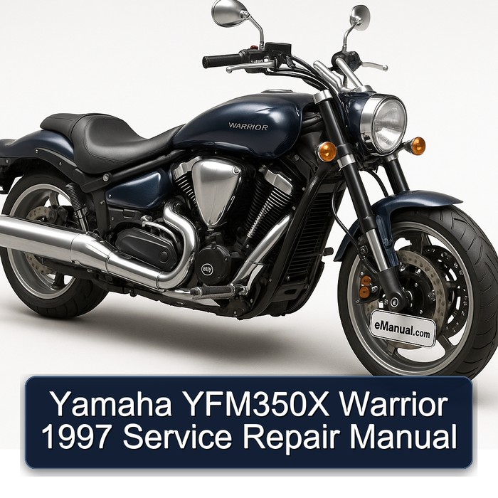 1997 Yamaha Warrior YFM350X Service Repair Workshop Manual PDF