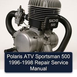 1996-1998 Sachs 500 Polaris ATV Sportsman Service Repair Workshop Manual PDF
