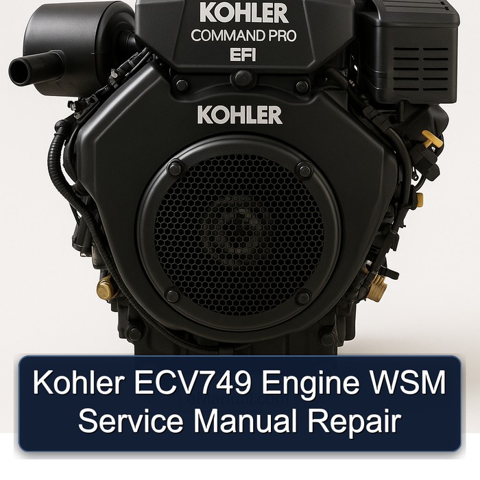 Kohler Command Pro EFI Models ECV749 Engine WSM Service Repair Workshop Manual PDF