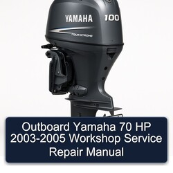 2003-2005 Outboard Yamaha 70 HP Service Repair Workshop Manual PDF