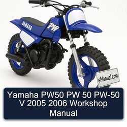 2005-2006 Yamaha PW Models PW50 50 PW-50 V Service Repair Workshop Manual PDF