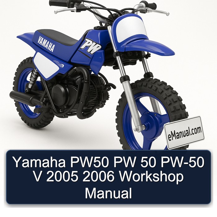 2005-2006 Yamaha PW Models PW50 50 PW-50 V Service Repair Workshop Manual PDF