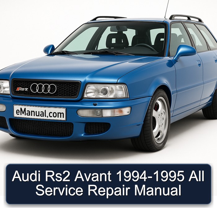 1994-1995 Audi RS2 Avant - All Service Repair Workshop Manual PDF