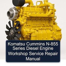 Komatsu N 855 Cummins N-855 Series Diesel Engine Service Repair Workshop Manual PDF