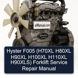 Hyster F005 (h70xl H80XL H90XL H100XL H110XL H90xls) Forklift Service Repair Workshop Manual PDF