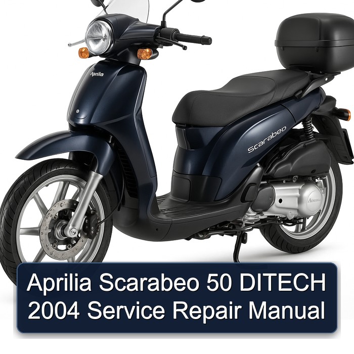 2004 Aprilia Scarabeo 50 Ditech Service Repair Workshop Manual PDF