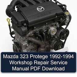 1992-1994 Mazda Protege Service Repair Workshop Manual PDF
