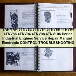 Yanmar 3tnv82-4tnv106 Series Industrial Engines Electronic Control Service Repair Workshop Manual PDF