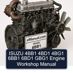 Isuzu 6 BB 1 4bb1 4bd1 4bg1 6bb1 6bd1 GBG1 Engine Service Repair Workshop Manual PDF