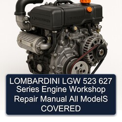 Lombardini LGW 523 627 Series Engine All Models Covered Service Repair Workshop Manual PDF