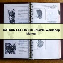 Nissan Datsun L14 L16 L18 Engine Service Repair Workshop Manual PDF