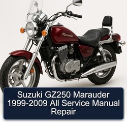 1999-2009 Suzuki Marauder Models GZ250 - All Service Repair Workshop Manual PDF