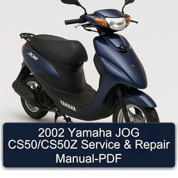 2002 Yamaha Jog Cs50/cs50z Service Repair Workshop Manual PDF