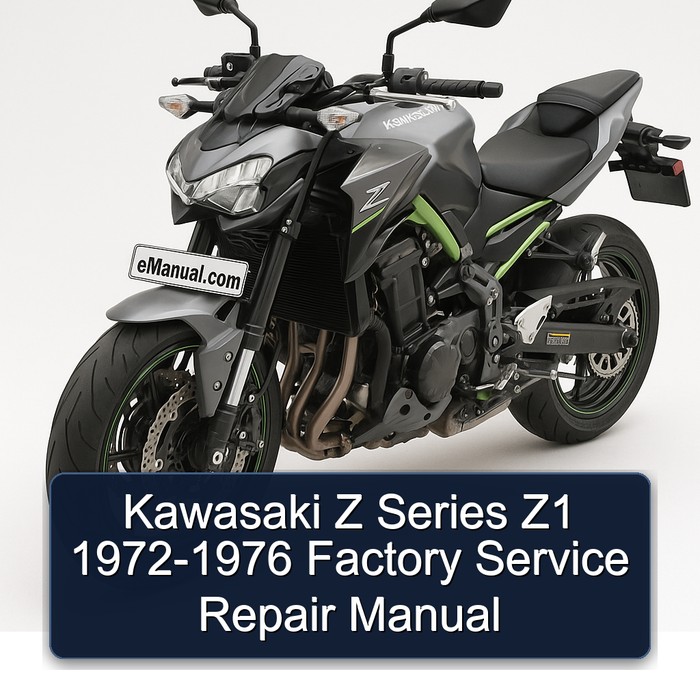 Kawasaki Z Series Z1 1972-1976 Factory Service Repair Manual