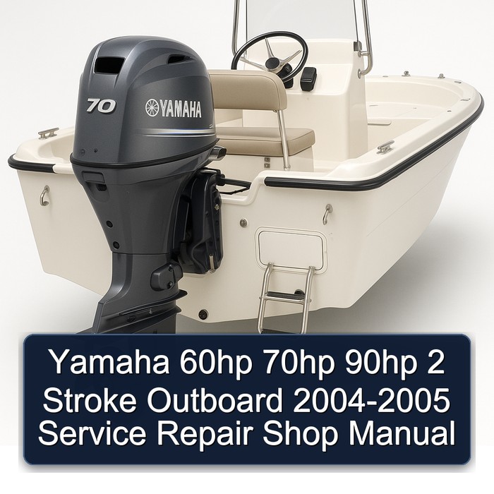 Yamaha 60hp 70hp 90hp 2 Stroke Outboard 2004-2005 Service Repair Shop Manual 