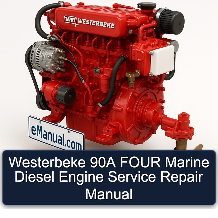 Westerbeke 90A FOUR Marine Diesel Engine Manual de servicio y reparación