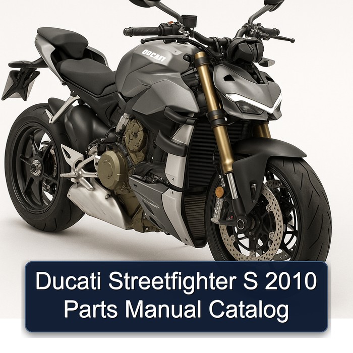 Ducati Streetfighter S 2010 Parts Manual Catalog
