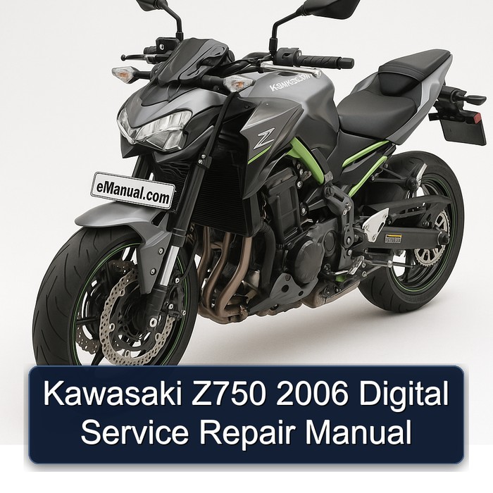 Kawasaki Z750 2006 Digital Service Repair Manual