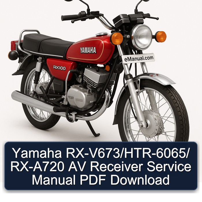 Yamaha RX-V673/HTR-6065/ RX-A720 AV Receiver Service Manual PDF Download
