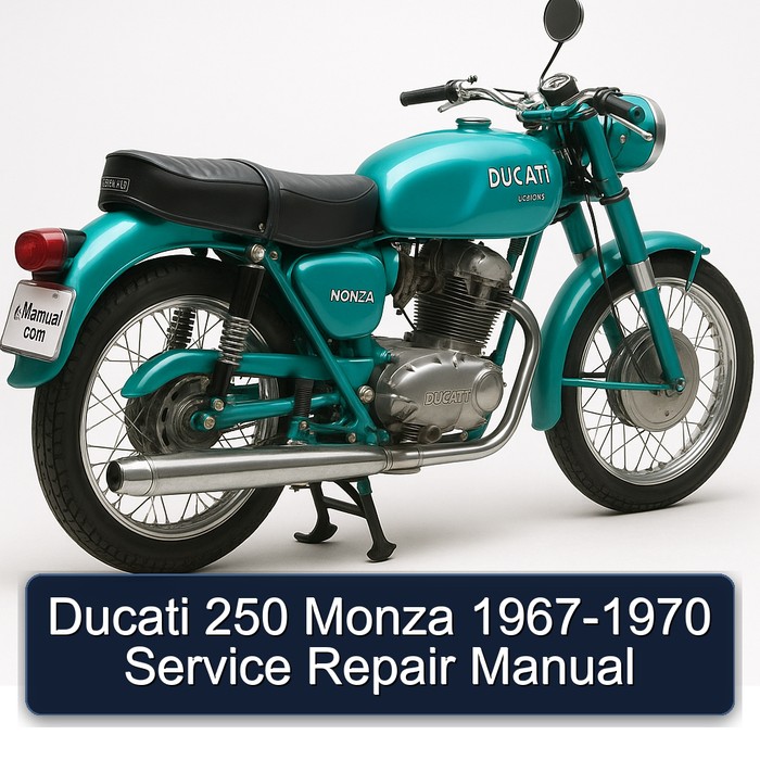 Ducati 250 Monza 1967-1970 Manual de servicio y reparación