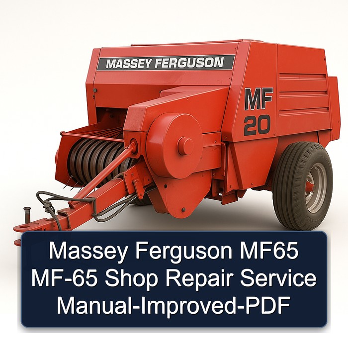 Massey Ferguson MF65 MF-65 Shop Repair Service Manual-Improved-PDF