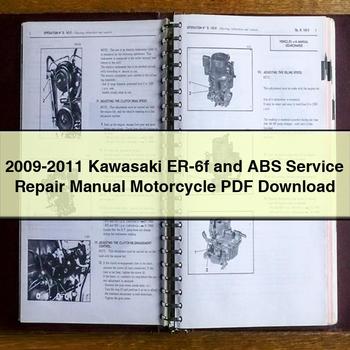 2010 Kawasaki Er-6f and ABS Motorcycle Workshop Service Repair Manual PDF Download