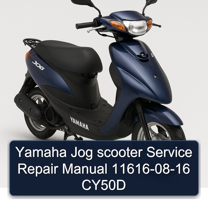 Yamaha Jog scooter Manual de servicio y reparación 11616-08-16 CY50D