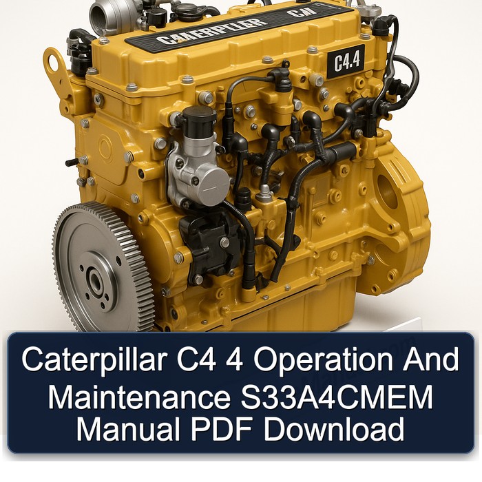 Manual de Operación y Mantenimiento Caterpillar C4 4 S33A4CMEM (PDF)