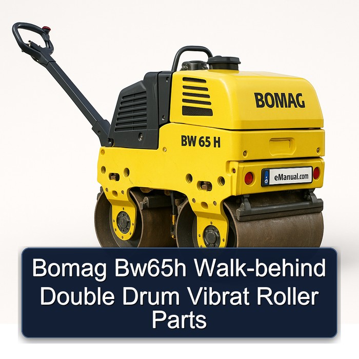 Bomag Bw65h Walk-behind Double Drum Vibrat Roller Parts